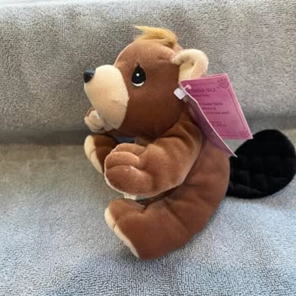 **2 FOR $35**  Precious Moments Tender Tails plush - BEAVER - Picture 2 of 3